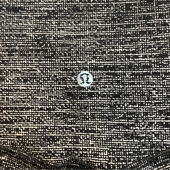 Lululemon Align Crop *21” in Twillines Ice Grey Black - Made With Nulu - Picture 8 of 10